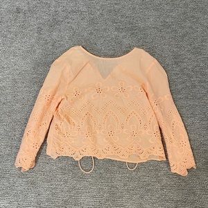 After Market Orange Blouse